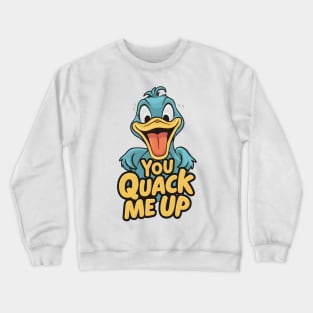 Duck Laughter Crewneck Sweatshirt